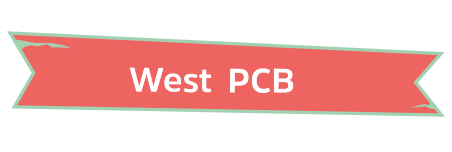 A sign that says West PCB